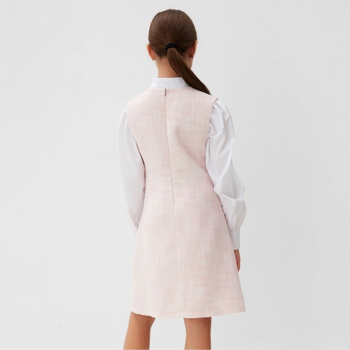 Платье для девочки MINAKU: PartyDress, цвет розовый, рост 152 см