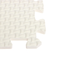 Мягкий пол универсальный, 33 &times; 33 см, цвет белый