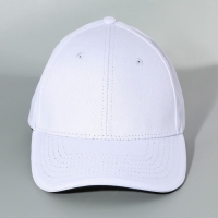 Кепка однотонная, цвет белый, х/б Кепка однотонная, цвет белый, х/б