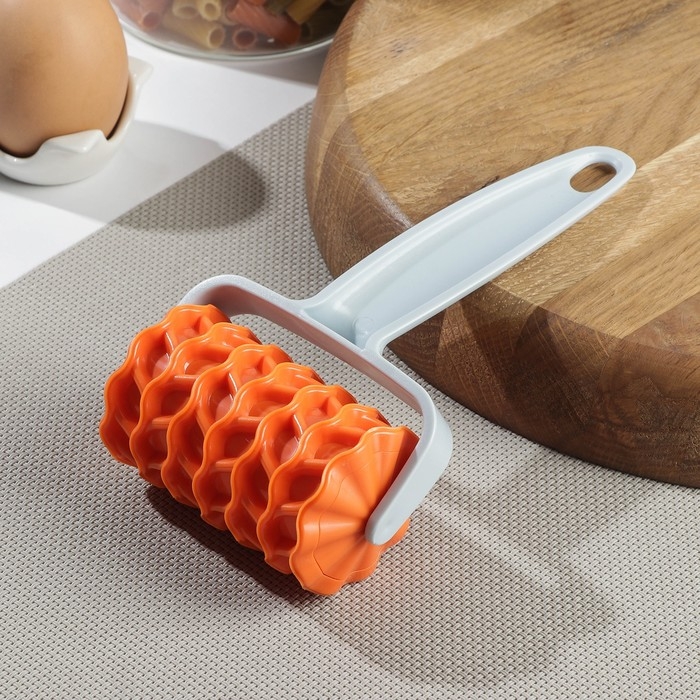 Валик для накатки теста фактурный Доляна &laquo;Сетка&raquo;,17&times;9&times;5 см