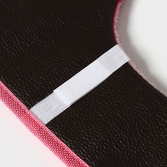 Чехол на сиденье для унитаза на липучках Доляна &laquo;Универсал&raquo;, 35&times;43 см, цвет МИКС