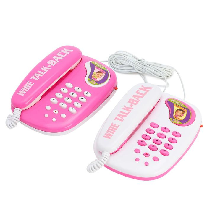 Телефон «Давай поговорим», в наборе 2 телефона, МИКС Телефон «Давай поговорим», в наборе 2 телефона, МИКС