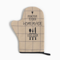 Набор кухонный &laquo;Kitchen&raquo; варежка-прихватка 20х28см, прихватка 19х19см,100% хл