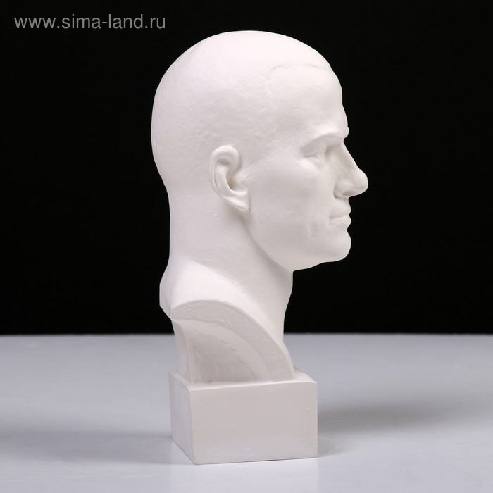 Гипсовая фигура известные люди: Бюст Маяковского, 9,5 х 11 х 23 см