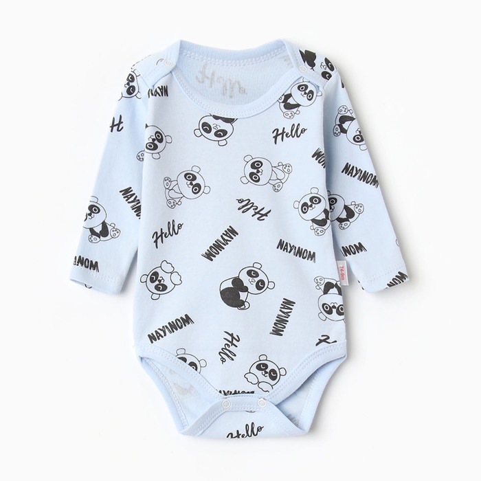 Боди детский, цвет голубой, рост 68 см Боди детский, цвет голубой, рост 68 см