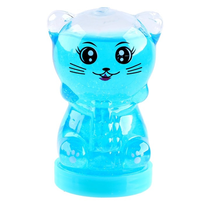 Лизун - слайм «Кошка», цвета МИКС Лизун - слайм «Кошка», цвета МИКС