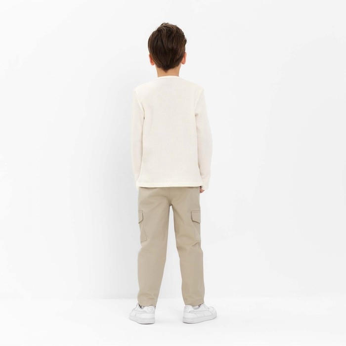 Джинсы для мальчика KAFTAN р. 32 (110-116 см, бежевый