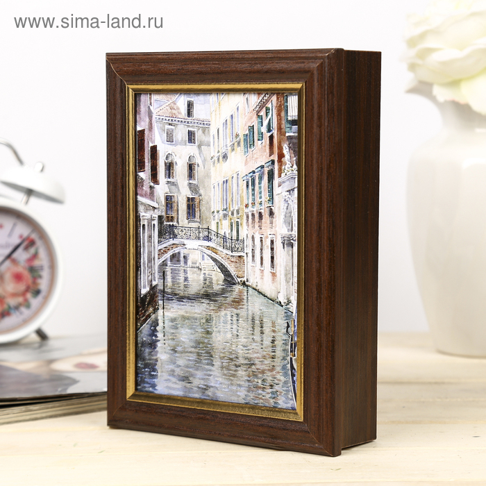 Ключница "Венеция" венге 15х21 МИКС