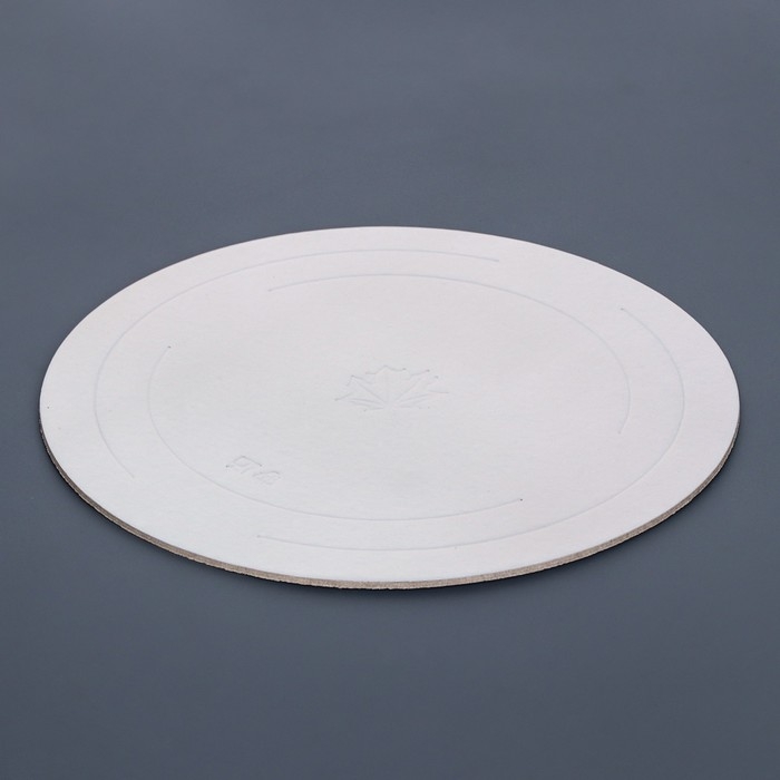 Подложка усиленная, 26 см, серебро-перламутр, 3,2 мм Подложка усиленная, 26 см, серебро-перламутр, 3,2 мм