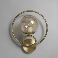 Бра "Сферум" Е27 40Вт золото 28х23х23см Бра "Сферум" Е27 40Вт золото 28х23х23см