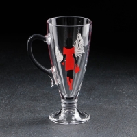 Кружка стеклянная &laquo;Мисс&raquo;, для чая/кофе, 250 мл, МИКС