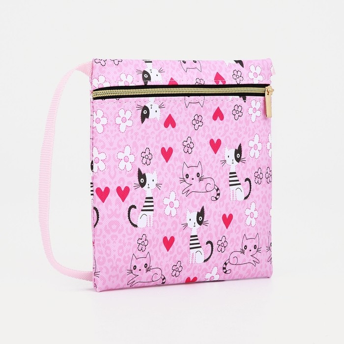 Сумка детская для девочки на молнии, цвет розовый Сумка детская для девочки на молнии, цвет розовый