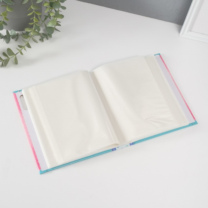 Фотоальбом 100 фото 13х18 см с окном "Наше счастье" 15,5х19,5 см