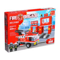 Конструктор Пожарная бригада &laquo;Станция&raquo;, 309 деталей
