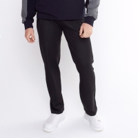 Брюки мужские, цвет черный, размер 52