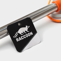 Окномойка фигурная Raccoon, стальная ручка, 2 секции, 102 см, насадка из микрофибры 20×15 см Окномойка фигурная Raccoon, стальная ручка, 2 секции, 102 см, насадка из микрофибры 20×15 см