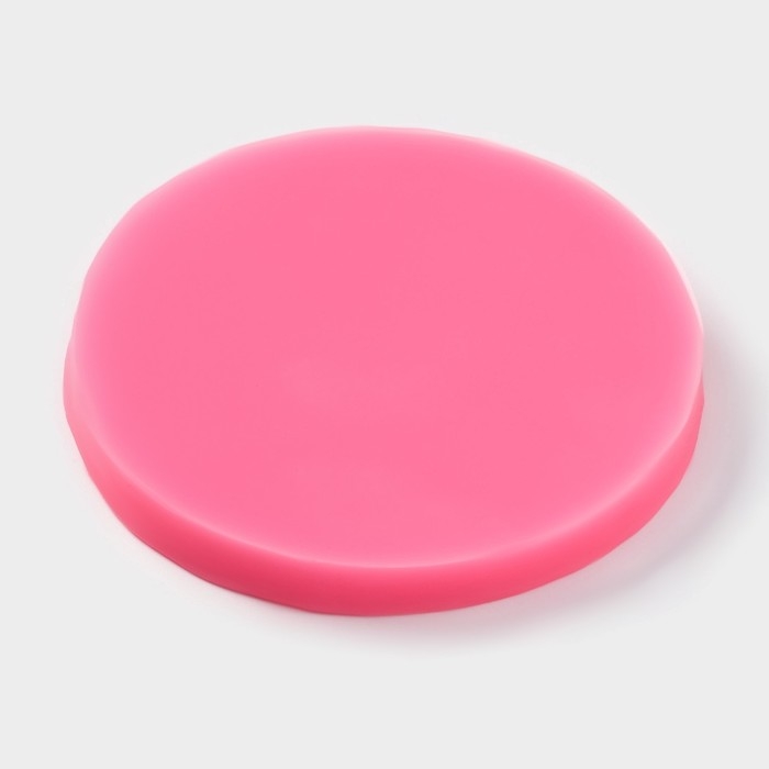 Молд новогодний Доляна &laquo;Новый год&raquo;, силикон, 9,5&times;9,5&times;1 см, цвет розовый