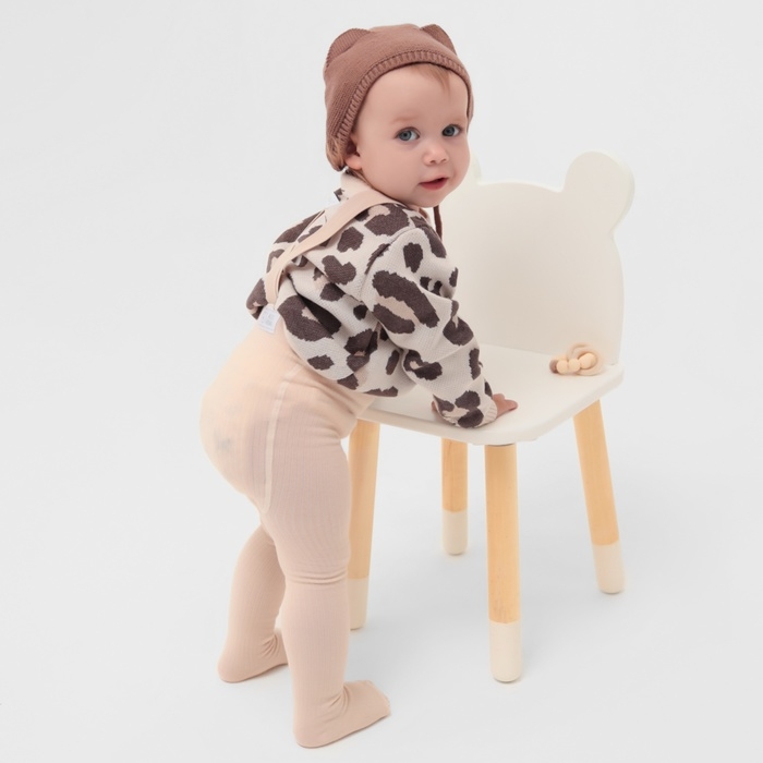 Джемпер вязаный Крошка Я &laquo;Леопард&raquo; рост 74-80 см