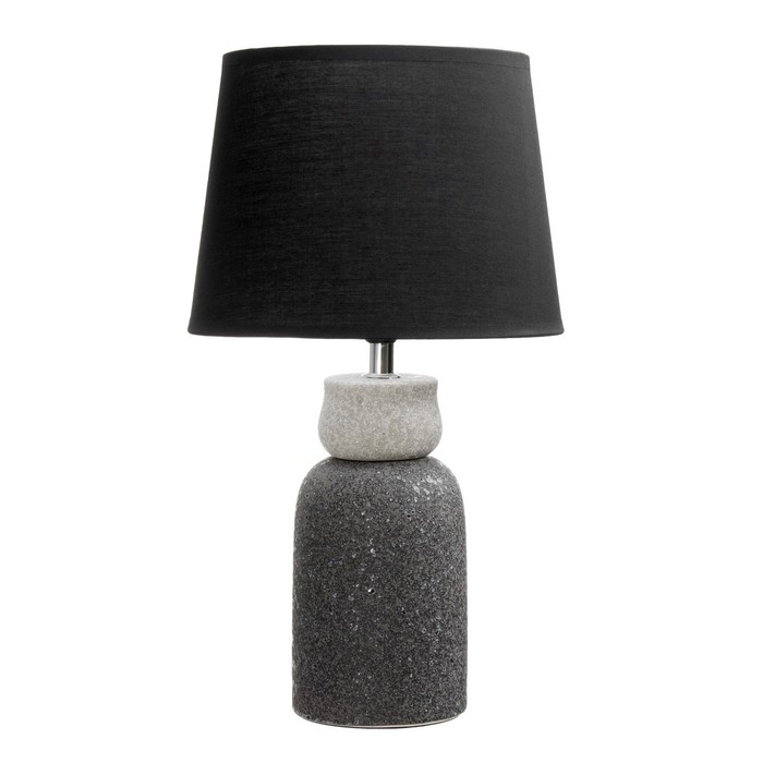 Настольная лампа "Патара" E14 40Вт серый 22х22х32 см RISALUX