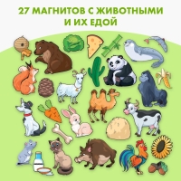 Развивающие магниты &laquo;&lrm;Кто что ест&raquo;&lrm;