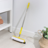 Щётка для пола с водосгоном Доляна, телескопический черенок, нержавеющая сталь, 26×6×73(118) см, цвет МИКС Щётка для пола с водосгоном Доляна, телескопический черенок, нержавеющая сталь, 26×6×73(118) см, цвет МИКС