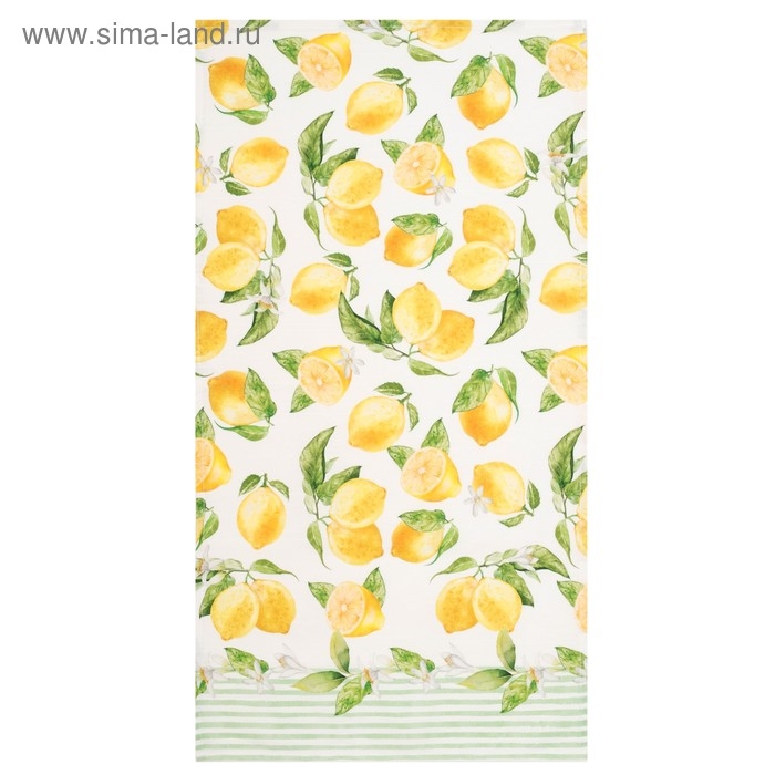 Полотенце "Этель" Лимоны 40х70 см, 100% хлопок, репс 190 гр/м2
