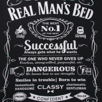 Постельное бельё "Этель" 2 сп Real Man 175х215 см, 200х220 см, 50х70+3 см - 2 шт