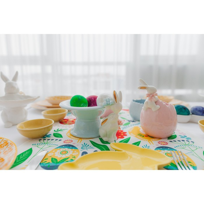 Конфетница керамическая «Зайка», 150 мл, 18×15,5×12 см, цвет голубой Конфетница керамическая «Зайка», 150 мл, 18×15,5×12 см, цвет голубой