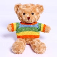 Мягкая игрушка «Мишка в футболке», 30 см, цвета МИКС Мягкая игрушка «Мишка в футболке», 30 см, цвета МИКС