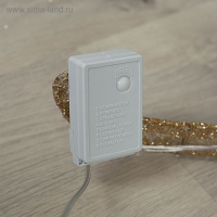 Светодиодная фигура &laquo;Олень&raquo;, 56 &times; 76 &times; 15 см, текстиль, металл, 220 В, свечение тёплое белое