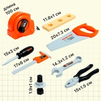 Набор инструментов в чемодане &laquo;Мастер&raquo;, 23 предмета