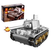 Конструктор блочный &laquo;Танки&raquo;, 6 видов, МИКС