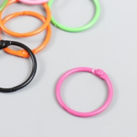 Кольцо для творчества (для фотоальбомов) "Цвет" МИКС внутр. d= 2,5 см внешн. d=3 см набор 8 шт 91494 Кольцо для творчества (для фотоальбомов) "Цвет" МИКС внутр. d= 2,5 см внешн. d=3 см набор 8 шт 91494