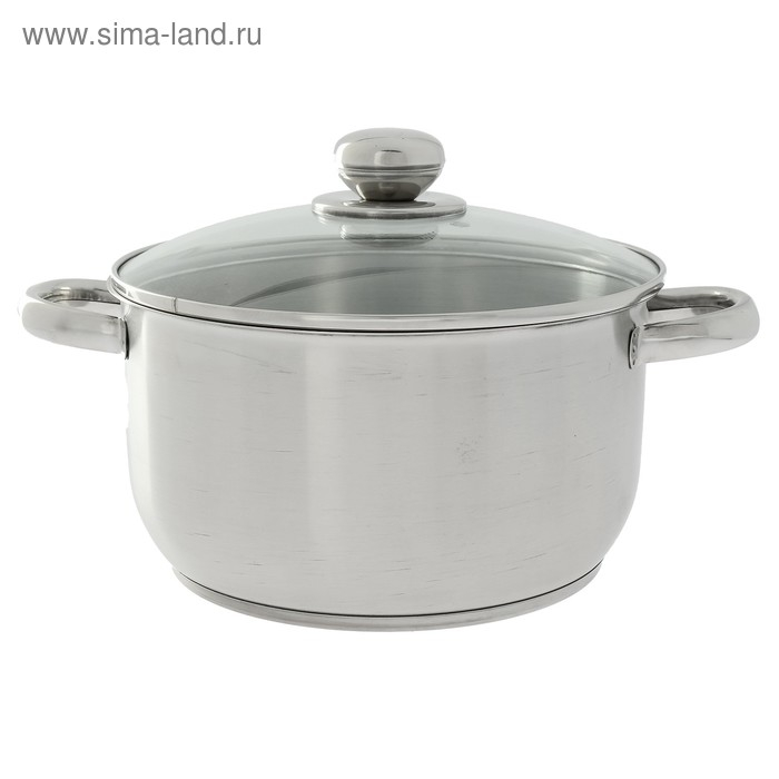 Кастрюля &laquo;Славяна&raquo;, 4 л, d=22 см, капсульное дно, индукция