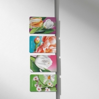 Подарочный набор в портфеле: ежедневник А5, магнитные закладки и ручка &laquo;8 марта&raquo;