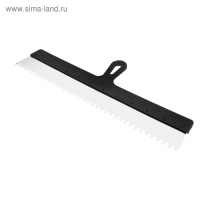 Шпатель зубчатый ЛОМ, 600 мм, зуб 8 мм, нержавеющая сталь Шпатель зубчатый ЛОМ, 600 мм, зуб 8 мм, нержавеющая сталь