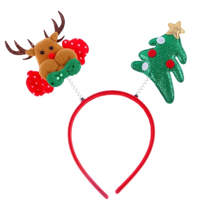 Карнавальный ободок &laquo;Новый год&raquo;, виды МИКС