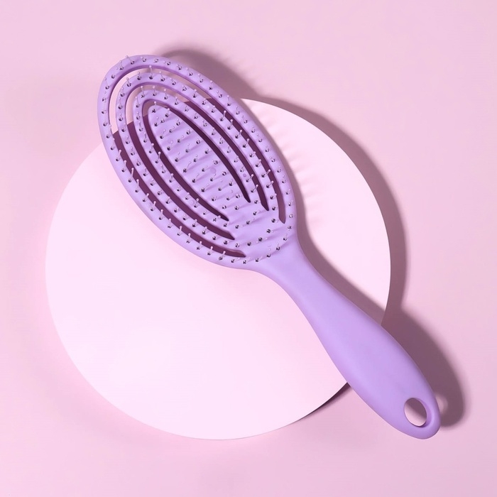 Расчёска массажная, вентилируемая, 7 × 23,5 см, цвет МИКС Расчёска массажная, вентилируемая, 7 × 23,5 см, цвет МИКС