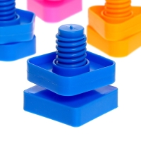 Конструктор &laquo;Болты и гайки&raquo;, 10 карточек, зверята