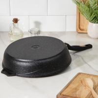 Сковорода «Гранит Star», d=30 см, стеклянная крышка, антипригарное покрытие, тёмно-синий Сковорода «Гранит Star», d=30 см, стеклянная крышка, антипригарное покрытие, тёмно-синий