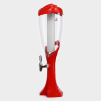 Башня пивная &laquo;Вавилон&raquo;, 3 л, цвет красный