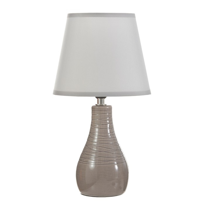 Настольная лампа Настольная лампа "Реймс" Е14 40Вт светло-серый 17х17х32 см RISALUX