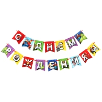 Набор одноразовой бумажной посуды, на 6 персон "С днем рождения!", Мстители Набор одноразовой бумажной посуды, на 6 персон "С днем рождения!", Мстители