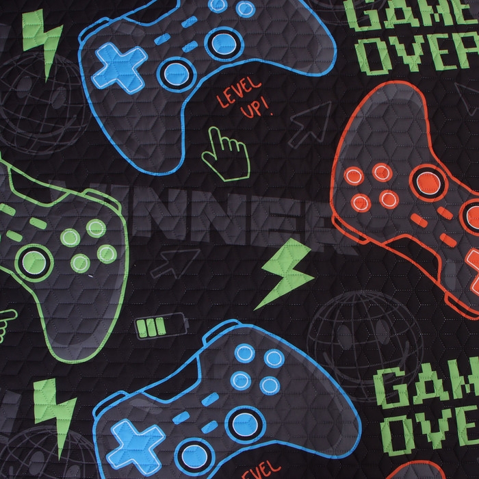 Покрывало "Этель" 1,5 сп Game over 145*210&plusmn;5 см, микрофибра