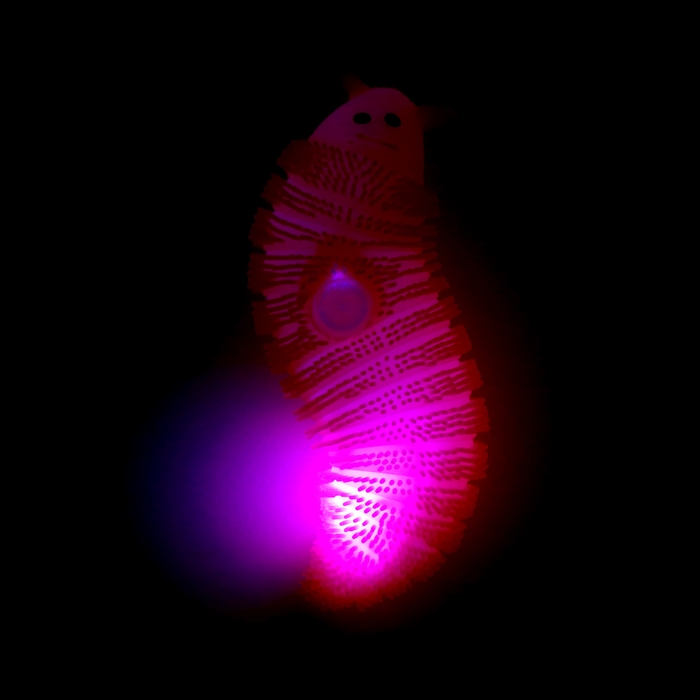 Ёжка «Гусеница» световой, цвета МИКС Ёжка «Гусеница» световой, цвета МИКС