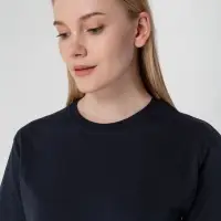 Футболка унисекс T-bolka 160, темно-синяя, размер S