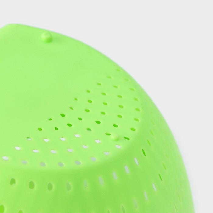 Дуршлаг кухонный Доляна «Сердце», d=20 см, с ручками, цвет МИКС Дуршлаг кухонный Доляна «Сердце», d=20 см, с ручками, цвет МИКС