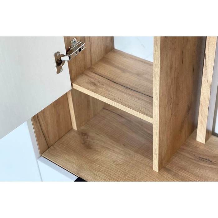 Прихожая "Бери" 800х350х1826, Дуб крафт золотой/Белое дерево