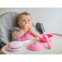 Соска - пустышка цельносиликоновая классическая &laquo;Цветочек&raquo;, от 0 мес., цвет розовый