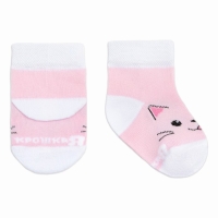 Набор носков Крошка Я &laquo;Кошечка&raquo;, 2 пары, 10-12 см